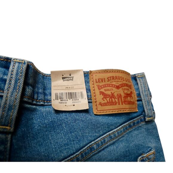 LEVI'S Ribcage Straight Ankle Stretch Denim Jeans Women sz 29 NWT | MSRP $98 - Picture 5 of 8